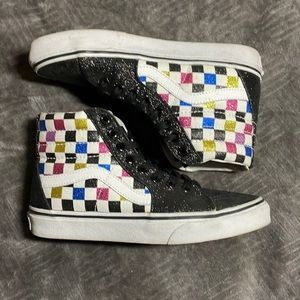 Vans Glitter Checkerboard Sk8-His